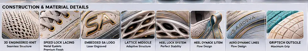 Apex Pro 4.0 construction and material detail close-ups