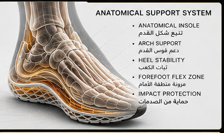Phoenix X1 anatomical support system diagram